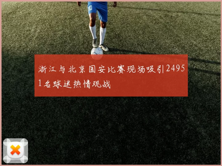 浙江与北京国安比赛现场吸引24951名球迷热情观战